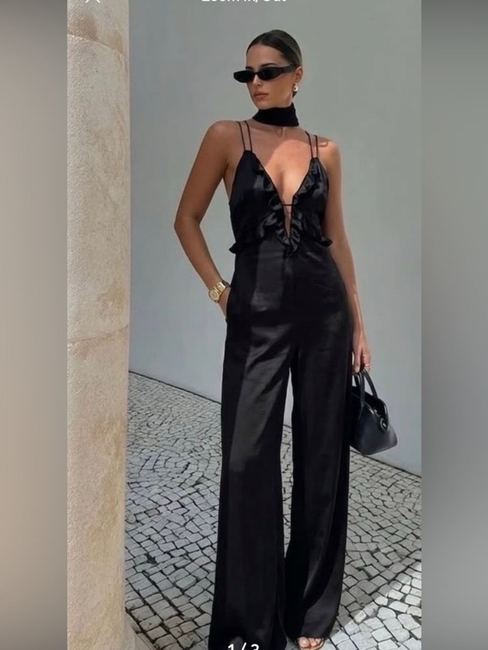 NWT Zara ruffle jumpsuit